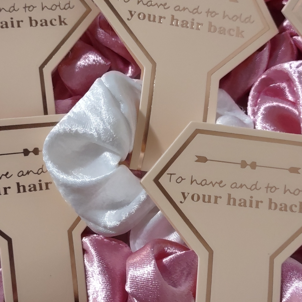 Bridal Scrunchie Set 7 New - Picture 5 of 6